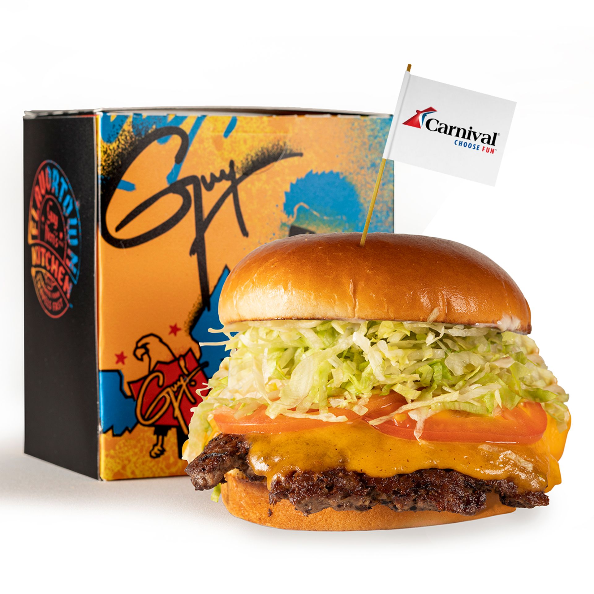 carnival cruise guy fierri burger